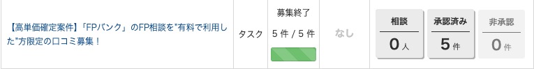FPバンクのクラウドワークス